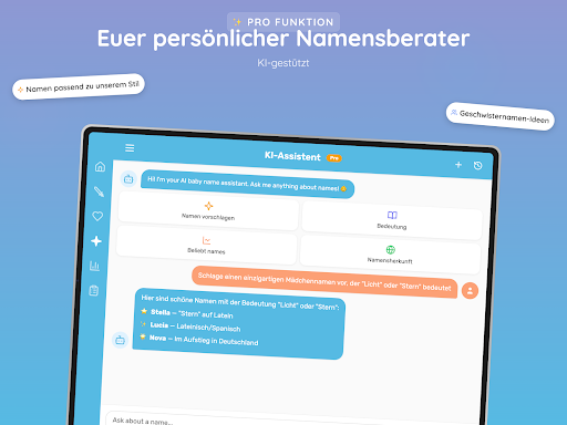 Unser Baby Name Screenshot