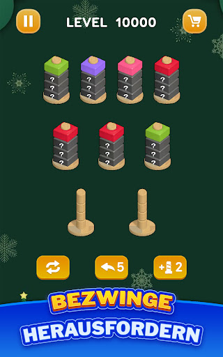 Muttern Sortieren - Farbspiel Screenshot