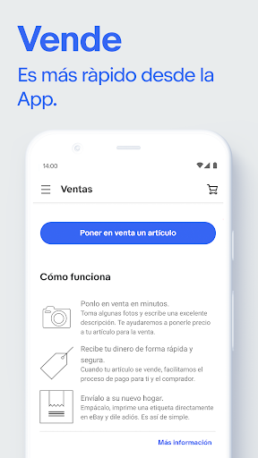 Captura de pantalla de eBay: Compras Online y Ahorrar