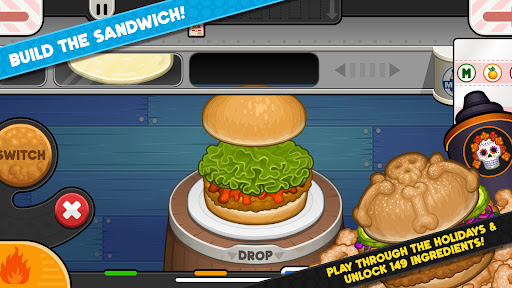 Captura de pantalla de Papa's Cluckeria To Go!