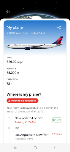 Captura de pantalla de Flight Tracker - Flights25