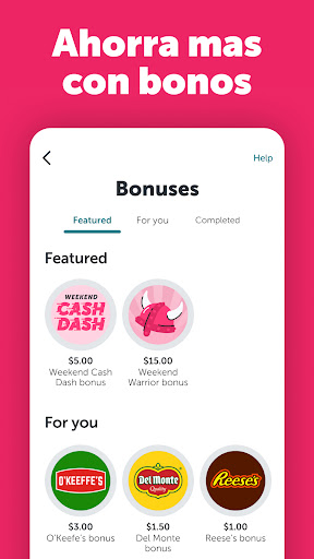 Captura de pantalla de Ibotta: Save & Earn Cash Back
