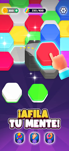 Captura de pantalla de Hexa Sort