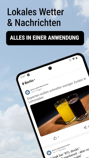 Lokales Wetter & Nachrichten Screenshot