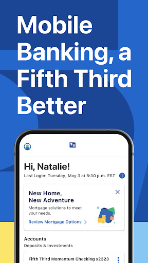Captura de pantalla de Fifth Third: 53 Mobile Banking