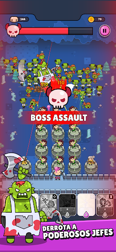 Captura de pantalla de Punko.io: Roguelike TD