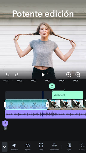 Captura de pantalla de Splice: Editor de Video y Foto