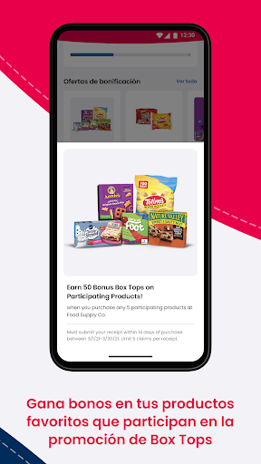 Captura de pantalla de Box Tops for Education™