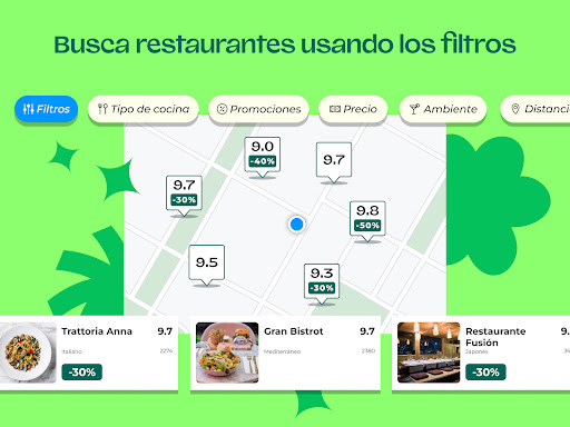 Captura de pantalla de TheFork - Reserva restaurantes