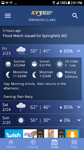 Captura de pantalla de KY3 Weather