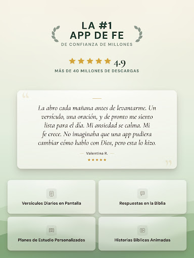 Captura de pantalla de Bible Chat - Santa Biblia