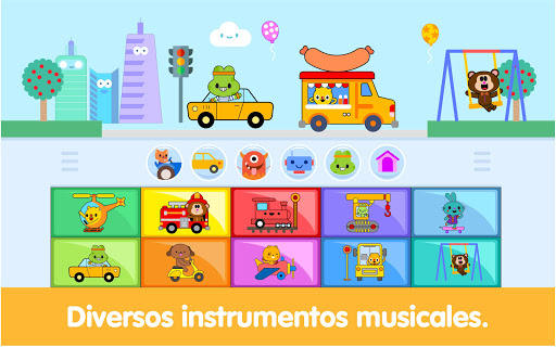 Captura de pantalla de Diversión con piano para niños