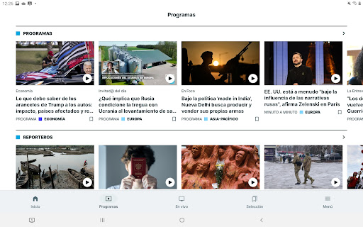 Captura de pantalla de FRANCE 24 - Noticias 24/7