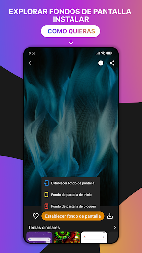 Captura de pantalla de Temas
