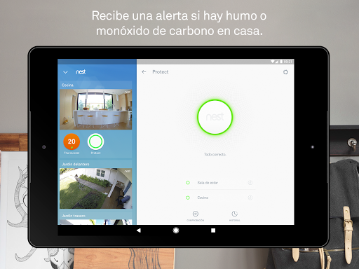 Captura de pantalla de Nest