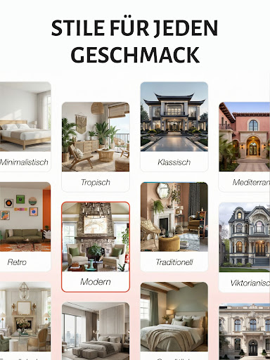SnapHome: AI Wohnungsdesign Screenshot