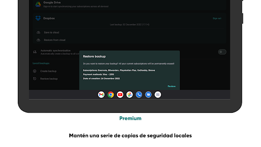 Captura de pantalla de Tilla Premium