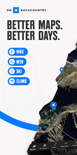 Captura de pantalla de onX Backcountry Trail Maps GPS