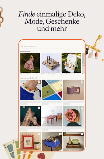Etsy: Wohnen & Mode kaufen Screenshot