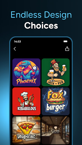 AI Logo Generator - Mark screenshot
