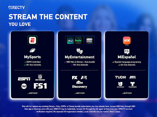 DIRECTV: TV & Movie Streaming screenshot