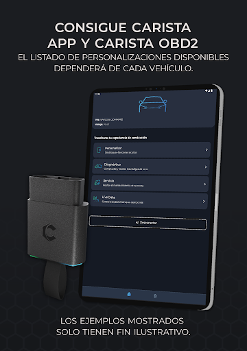 Captura de pantalla de Carista OBD2