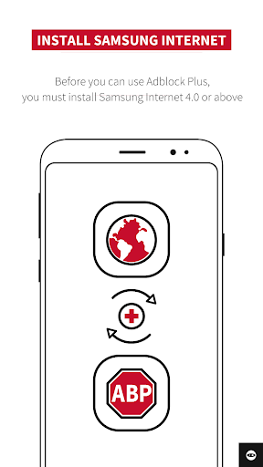 Captura de pantalla de ABP para Samsung Browser