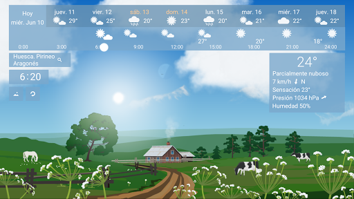 Captura de pantalla de Clima preciso YoWindow