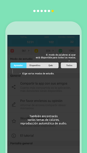 Captura de pantalla de WordBit Inglés