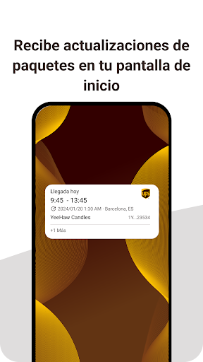 Captura de pantalla de UPS