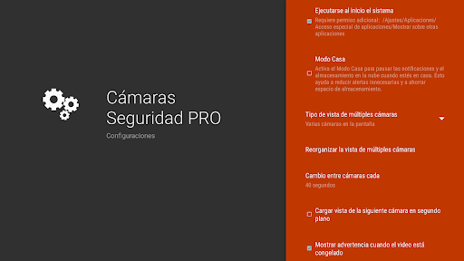 Captura de pantalla de Visor de cámara IP WiFi