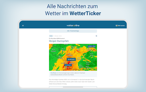 Wetter Online - RegenRadar Screenshot