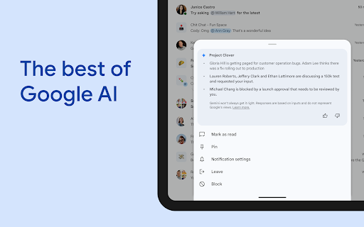 Google Chat screenshot