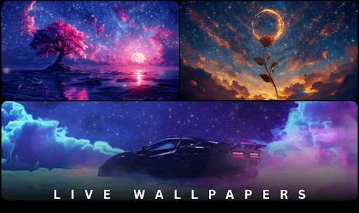 Captura de pantalla de Live Wallpapers, 4K Wallpapers