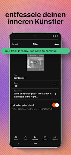SoundCloud: Musik für Dich Screenshot
