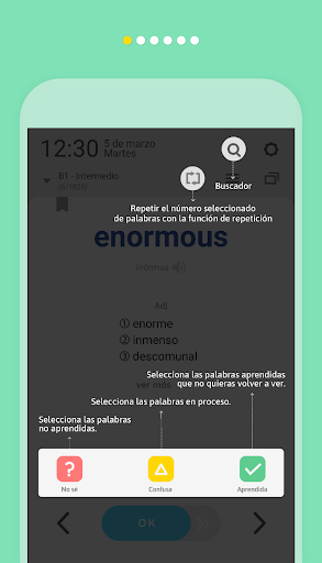 Captura de pantalla de WordBit Inglés