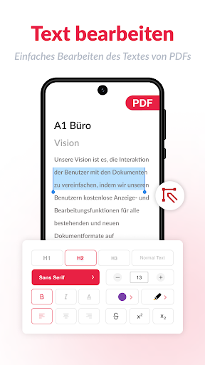 PDF Editor: PDF bearbeiten Screenshot