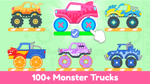 Monster Truck Kids Car Games screenshot