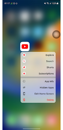 Launcher iOS 26 screenshot