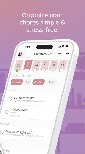 Captura de pantalla de BeTidy: Home Cleaning Schedule