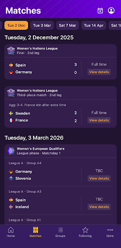 UEFA EURO & Nations League screenshot