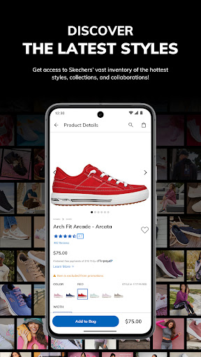 Captura de pantalla de Skechers