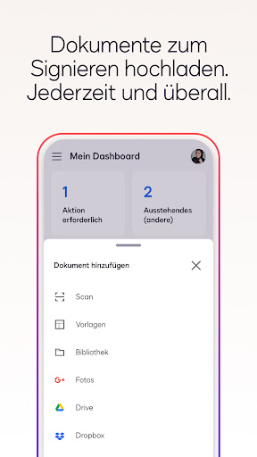 Docusign – Digitale Signature Screenshot