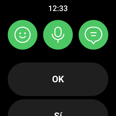 Captura de pantalla de LINE: Llama y mensajea