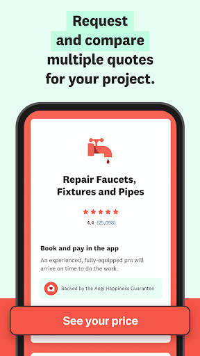 Captura de pantalla de Angi: Hire Home Service Pros