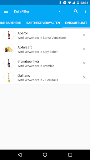 Meine Cocktailbar Pro Screenshot