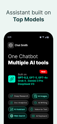 Chat Smith: AI Chatbot & Agent screenshot
