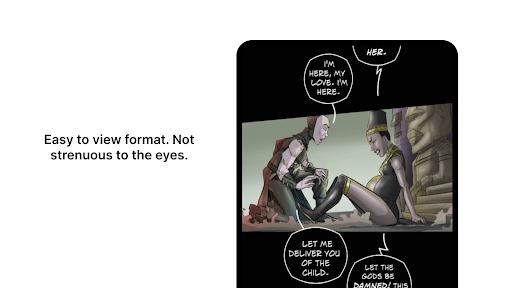 Captura de pantalla de Zebra Comics: Webtoons & Manga