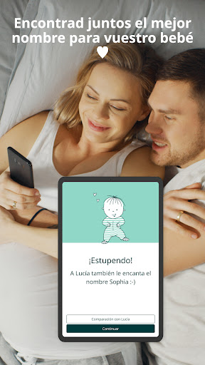 Captura de pantalla de Nombres de bebé 2025