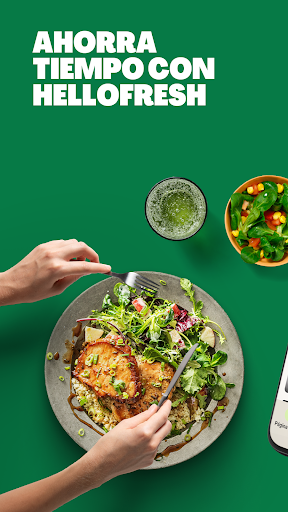 Captura de pantalla de HelloFresh: Kits de recetas